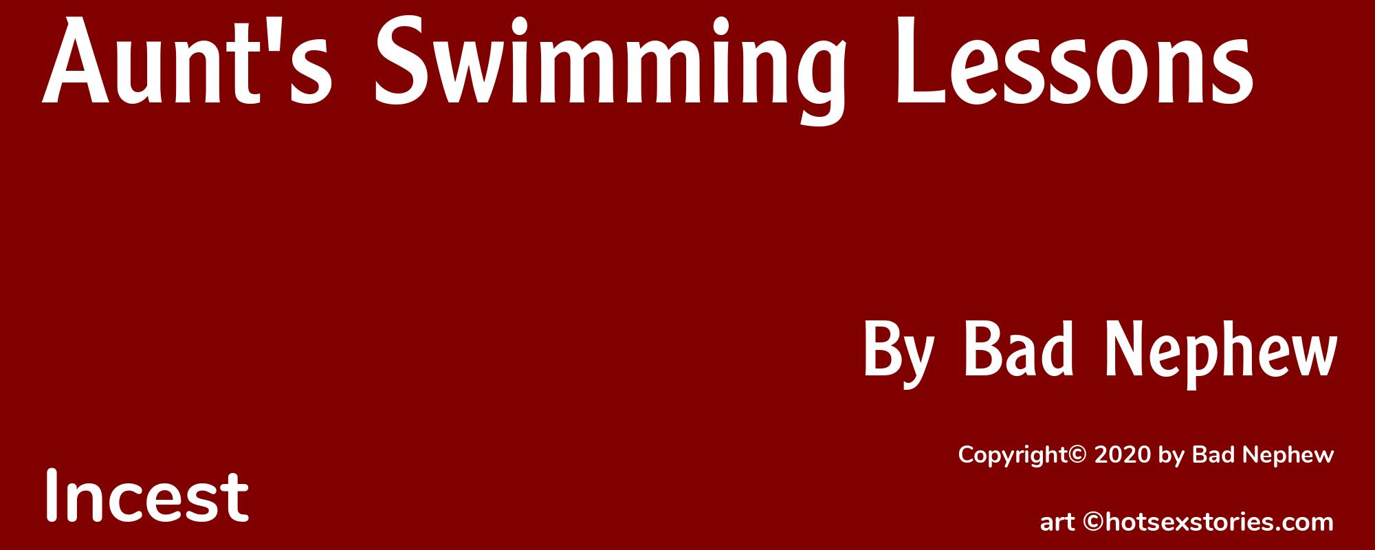 Aunt's Swimming Lessons - Cover