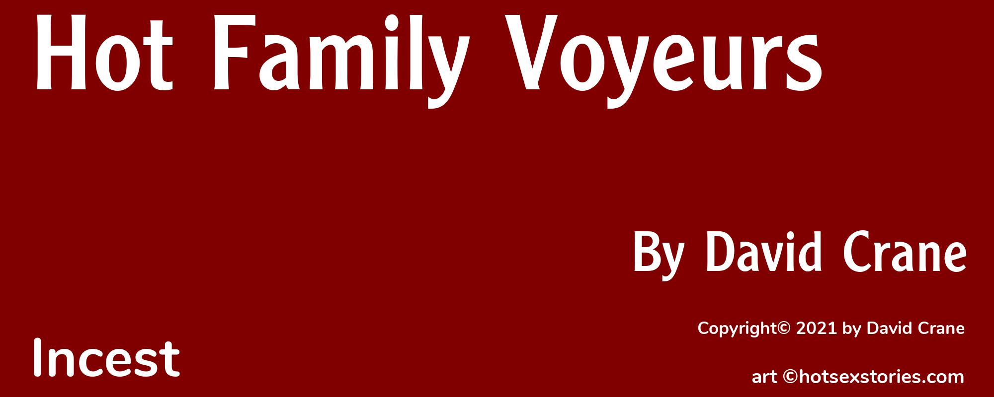 Hot Family Voyeurs - Cover