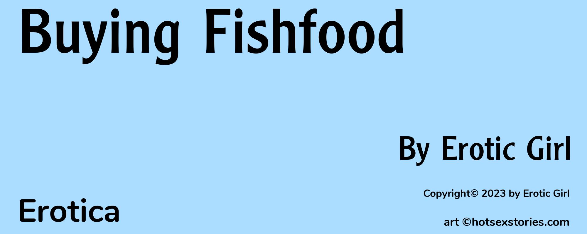 Buying Fishfood - Cover