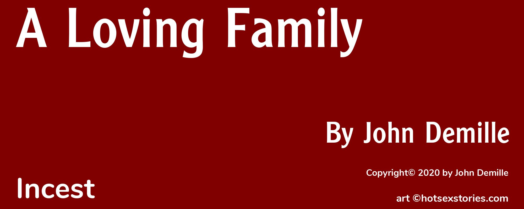 A Loving Family - Cover