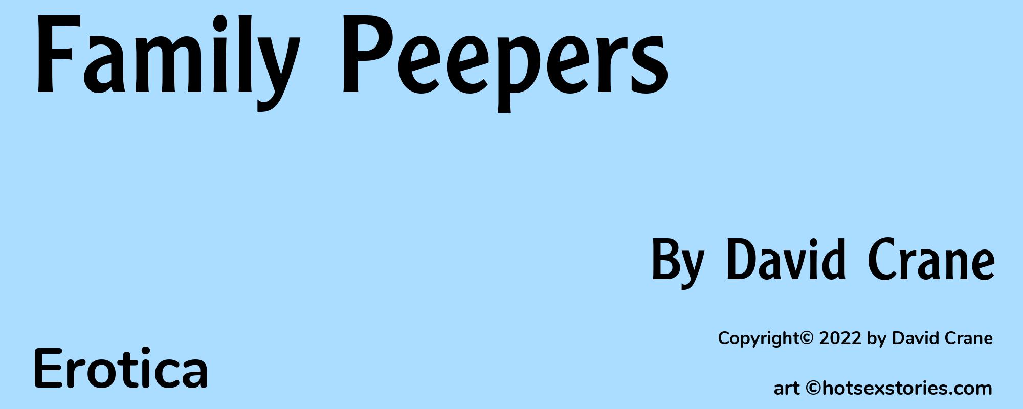 Family Peepers - Cover