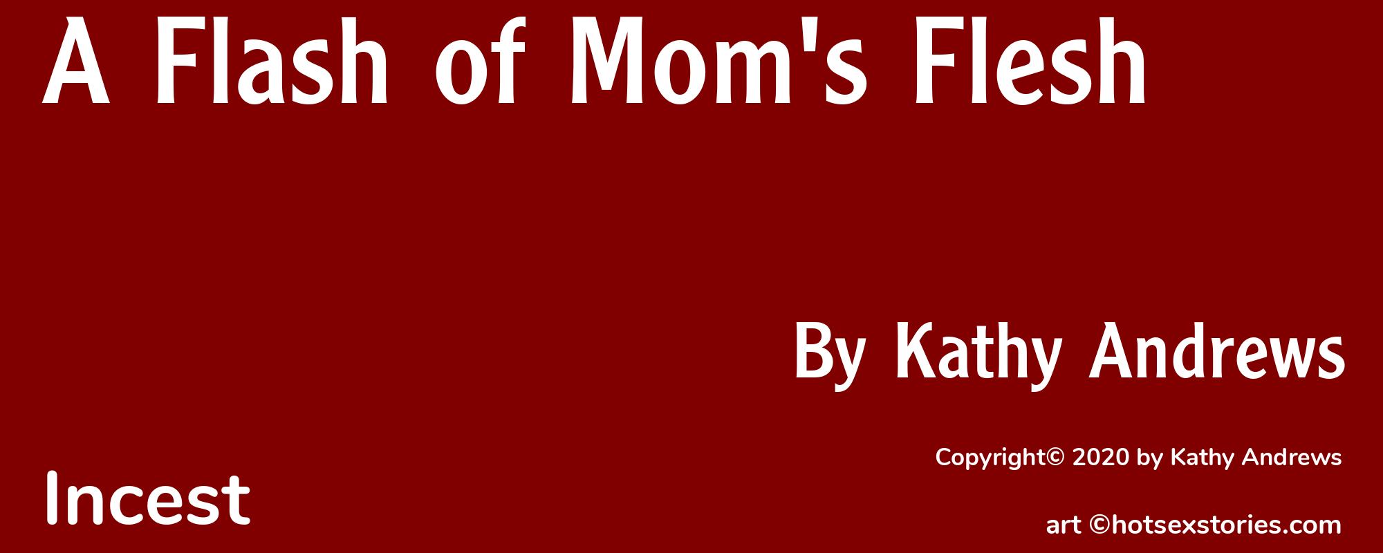 A Flash of Mom's Flesh - Cover