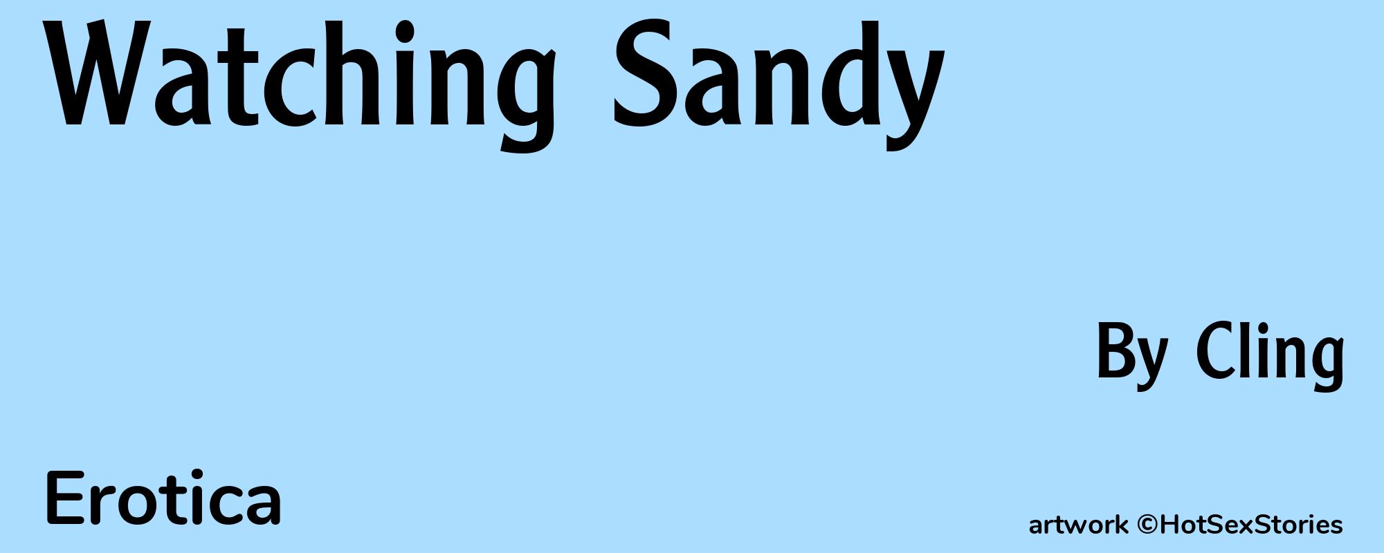 Watching Sandy - Cover