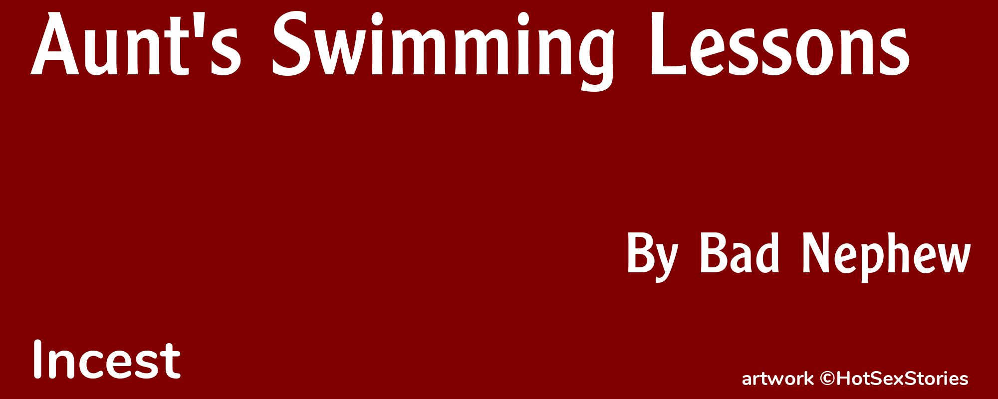 Aunt's Swimming Lessons - Cover