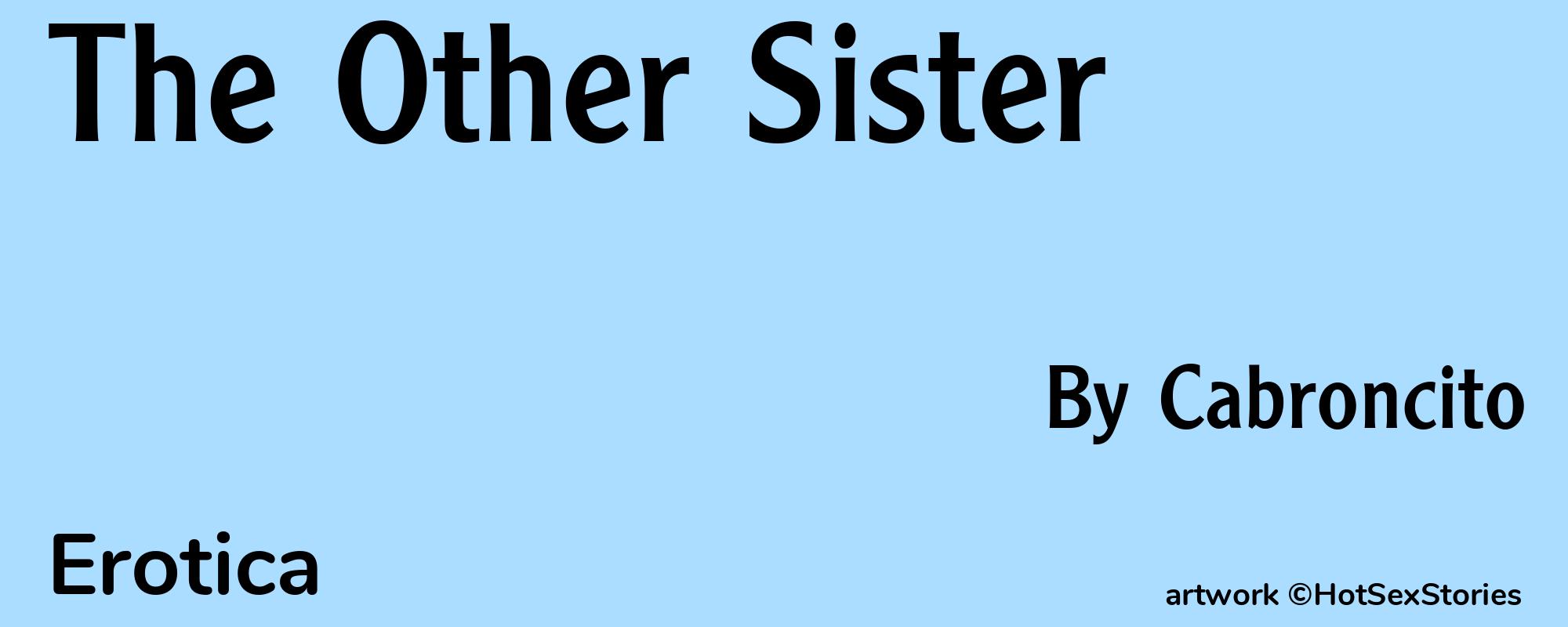 The Other Sister - Cover