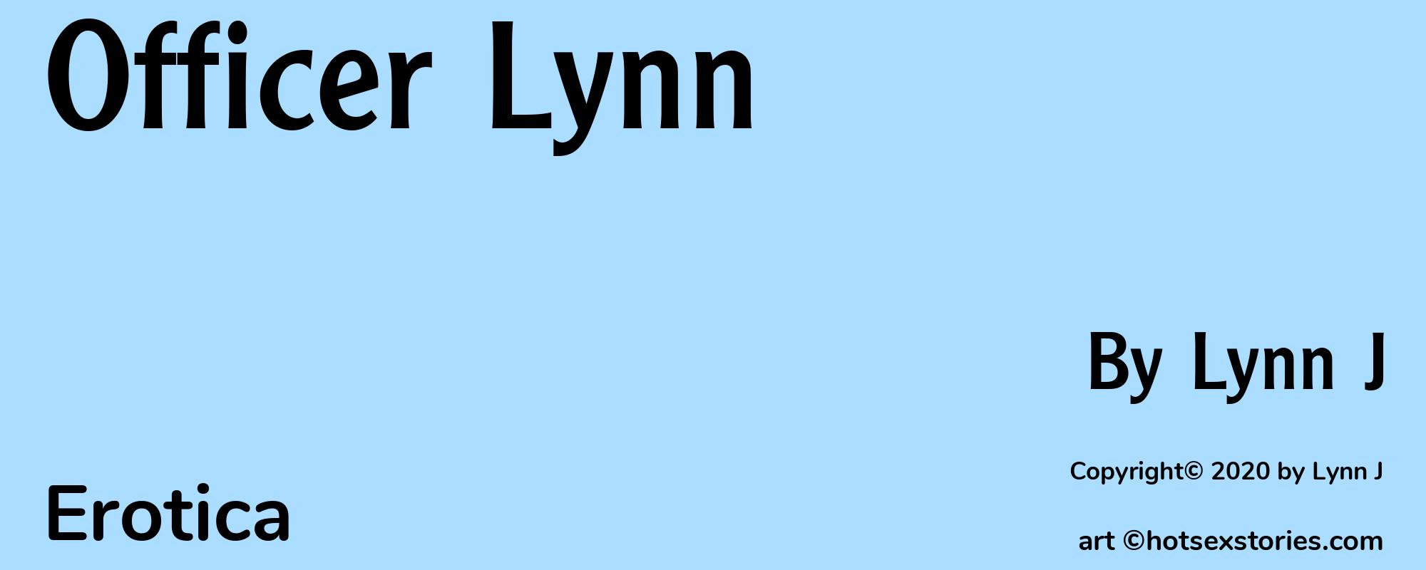 Officer Lynn - Cover