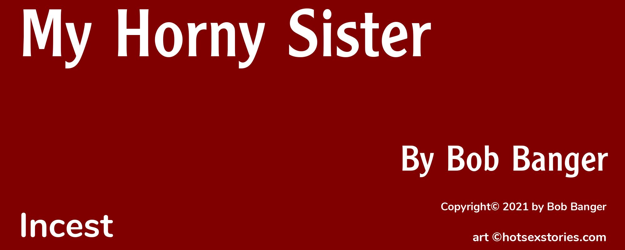 My Horny Sister - Cover