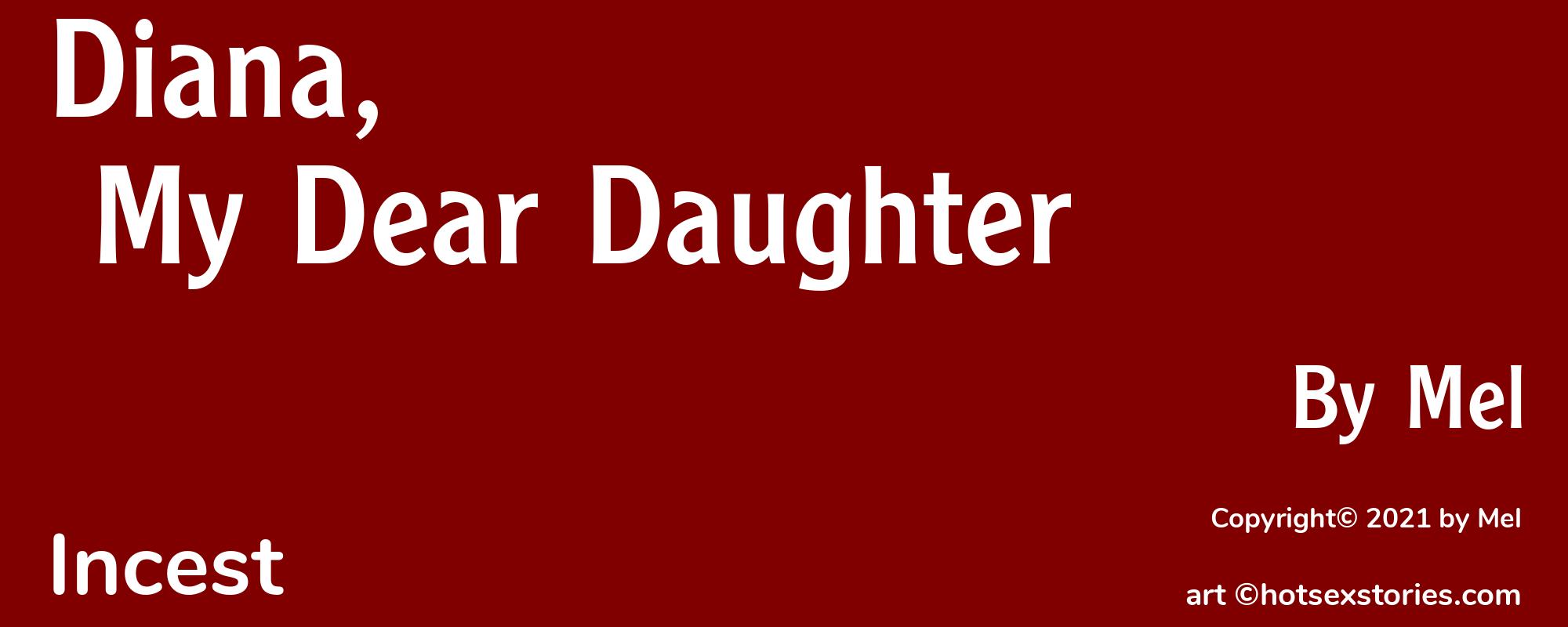 Diana, My Dear Daughter - Cover