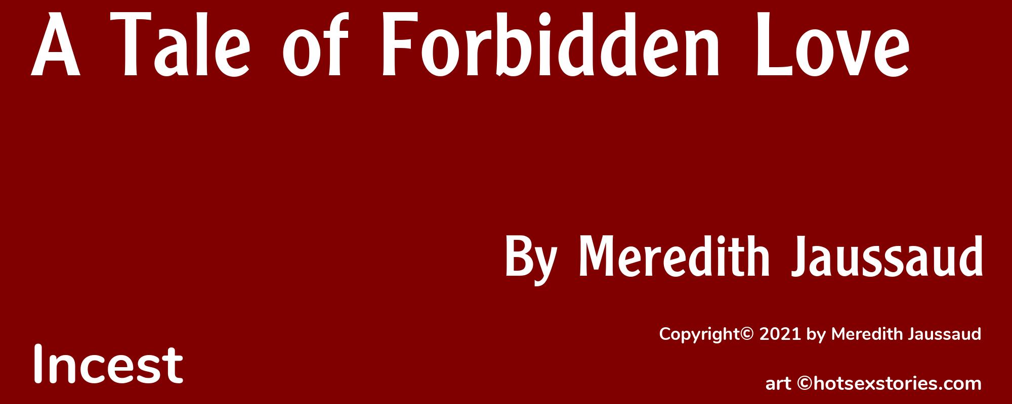 A Tale of Forbidden Love - Cover