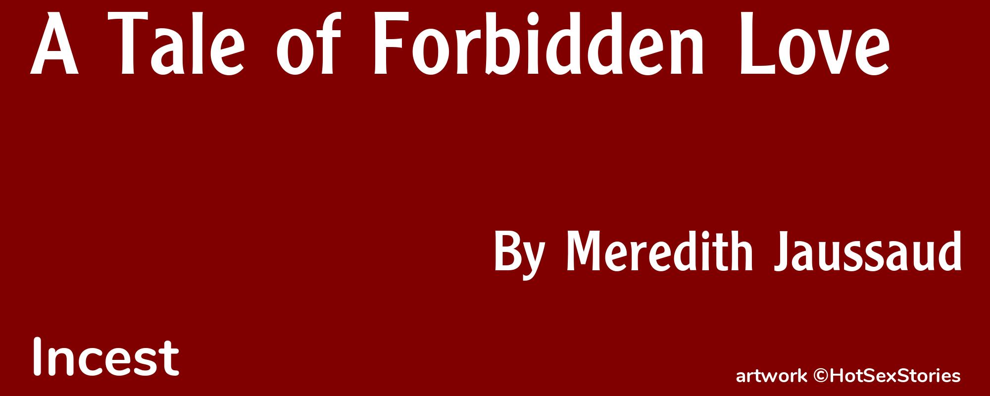 A Tale of Forbidden Love - Cover