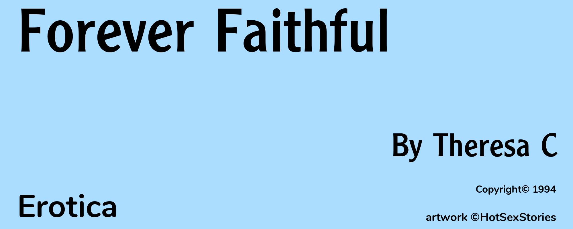 Forever Faithful - Cover