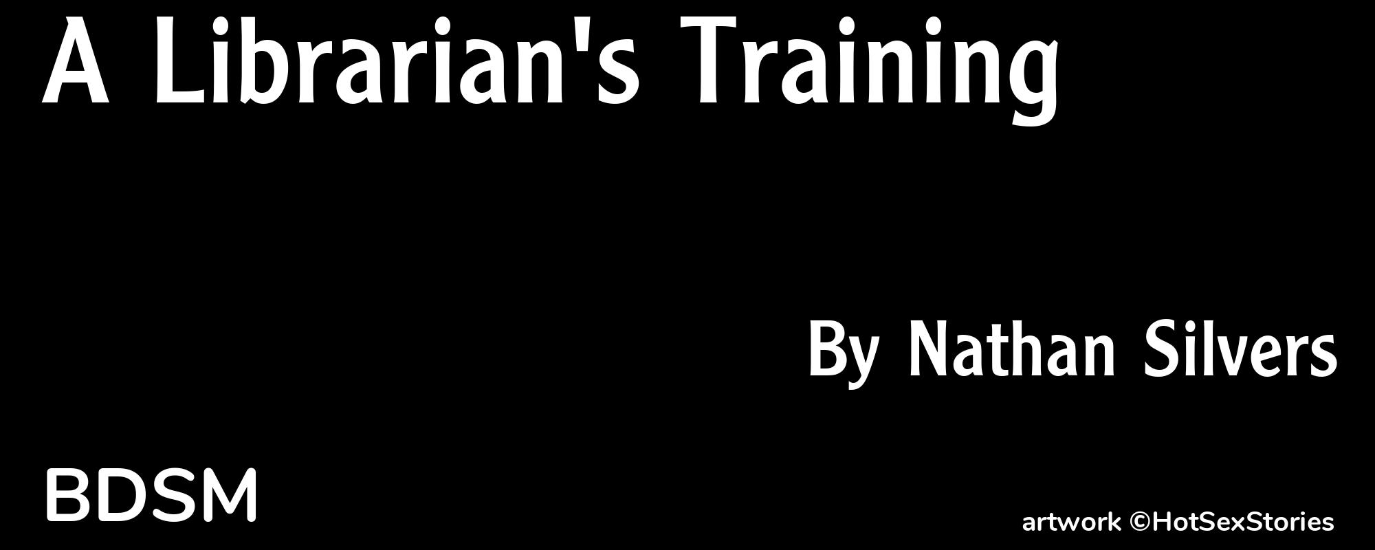 A Librarian's Training - Cover