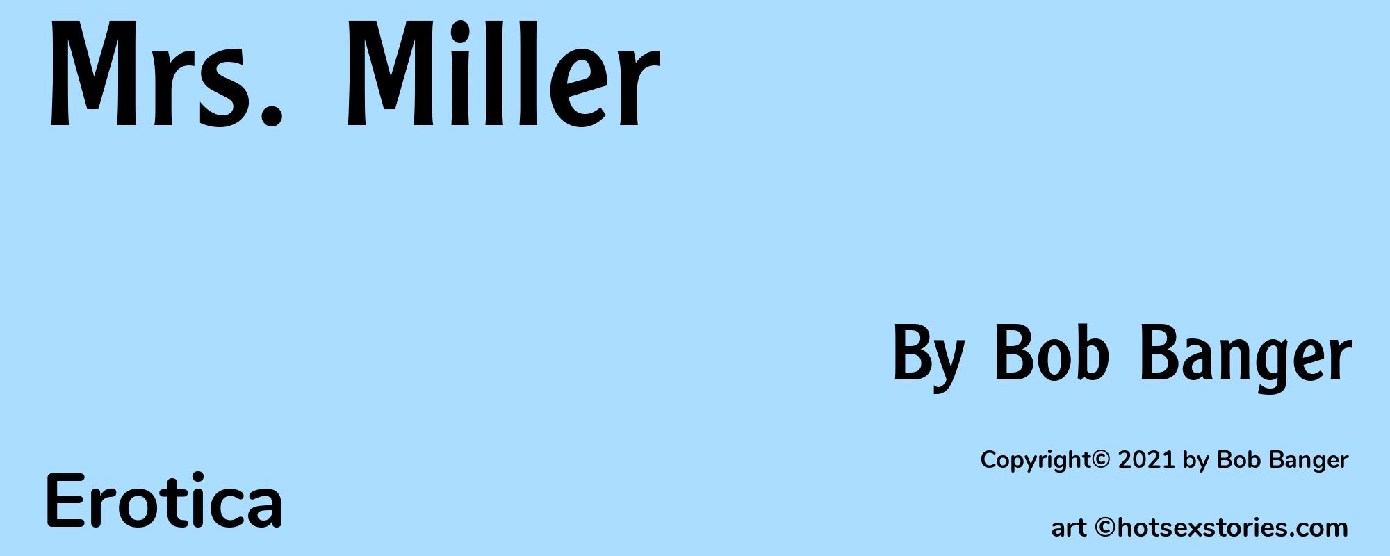 Mrs. Miller - Cover
