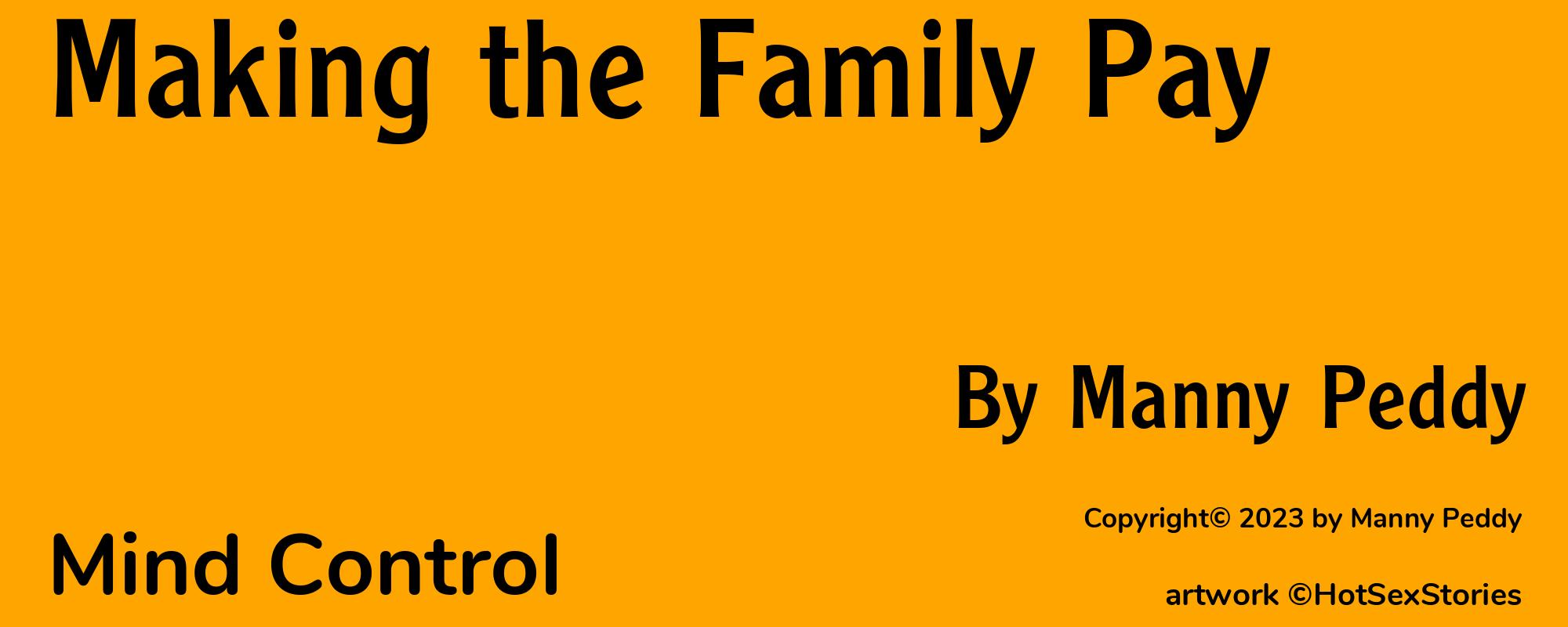 Making the Family Pay - Cover