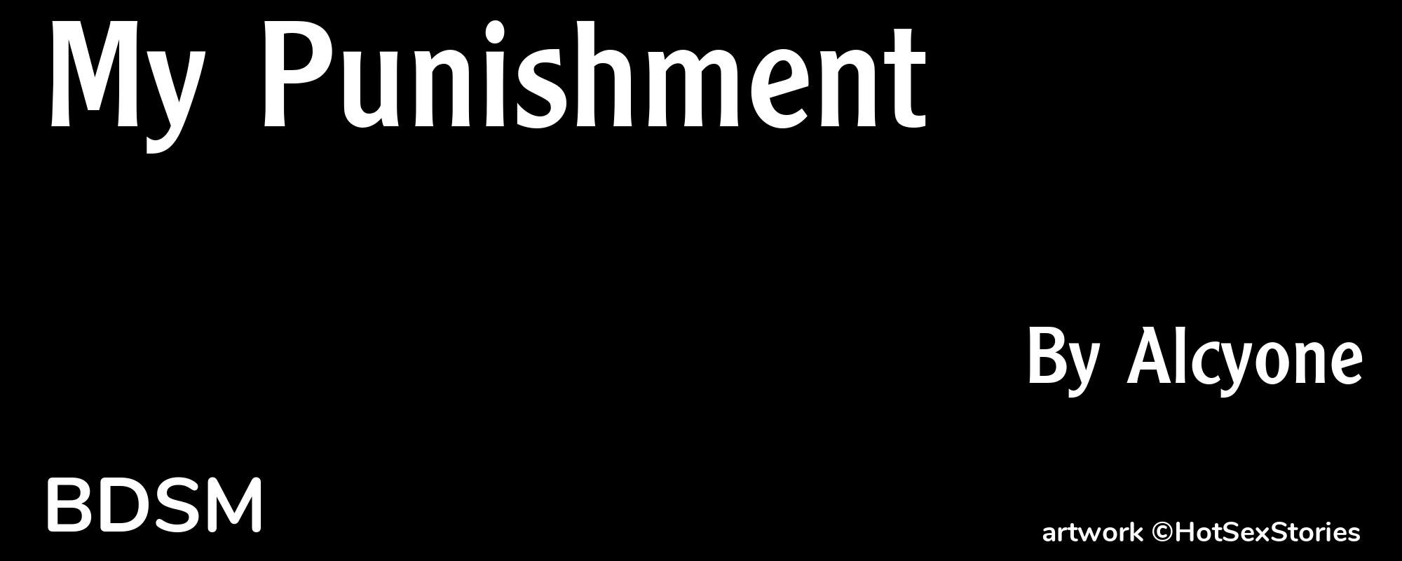 My Punishment - Cover