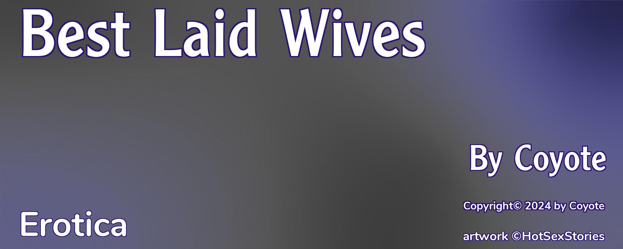 Best Laid Wives - Cover