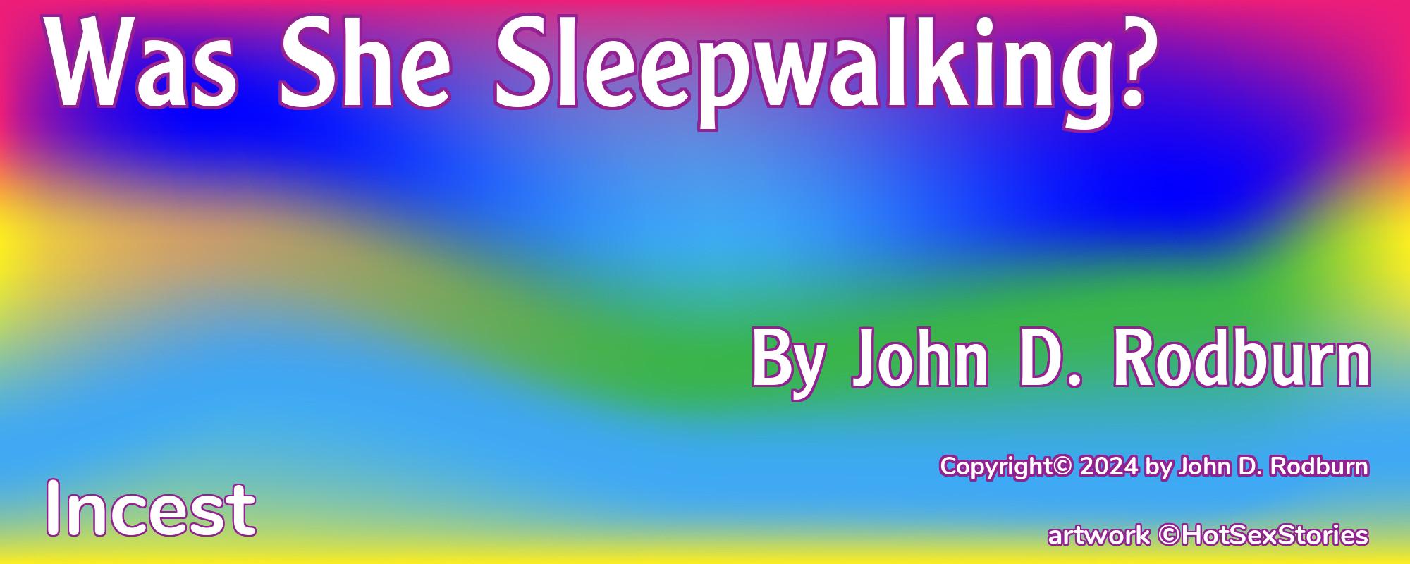 Was She Sleepwalking? - Cover