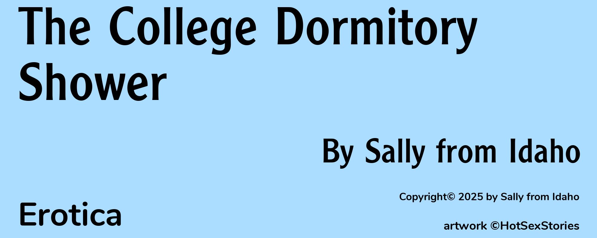 The College Dormitory Shower - Cover