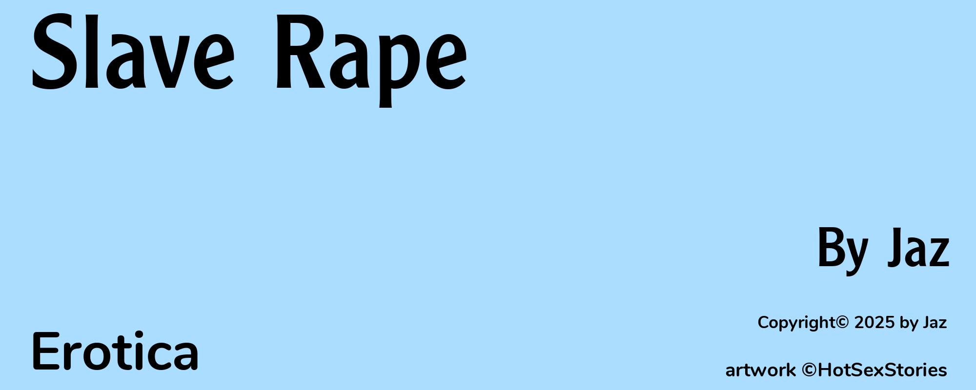 Slave Rape - Cover