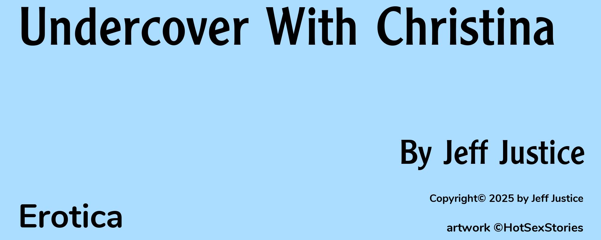 Undercover With Christina - Cover