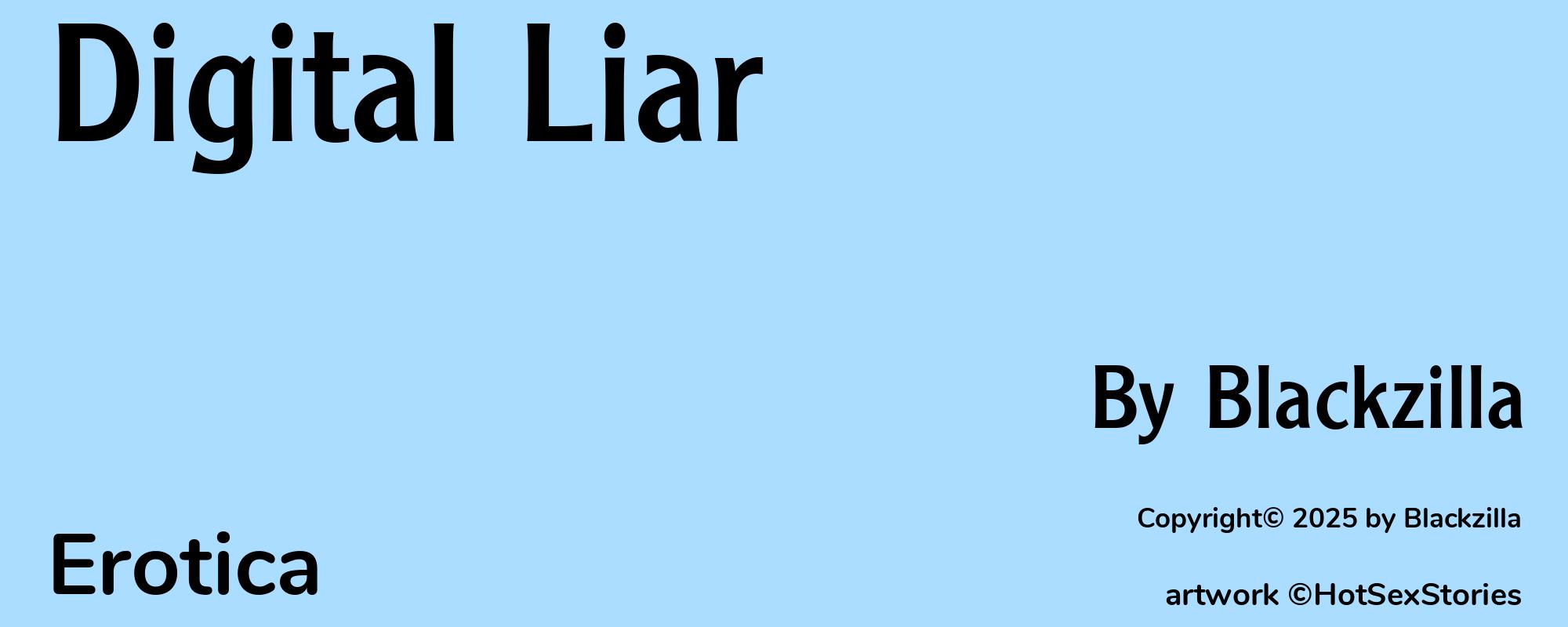 Digital Liar - Cover