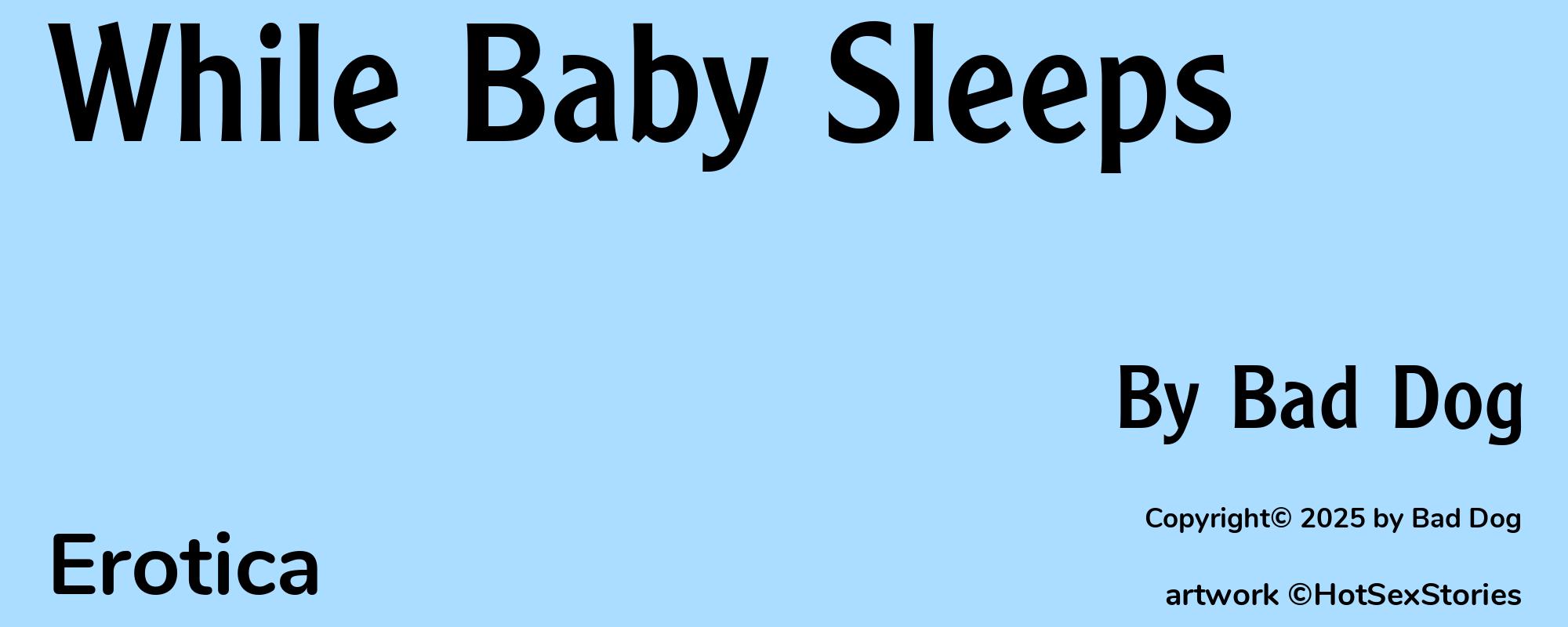 While Baby Sleeps - Cover