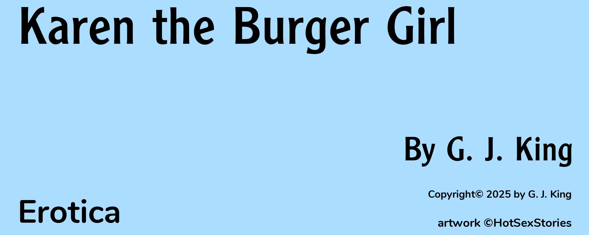 Karen the Burger Girl - Cover