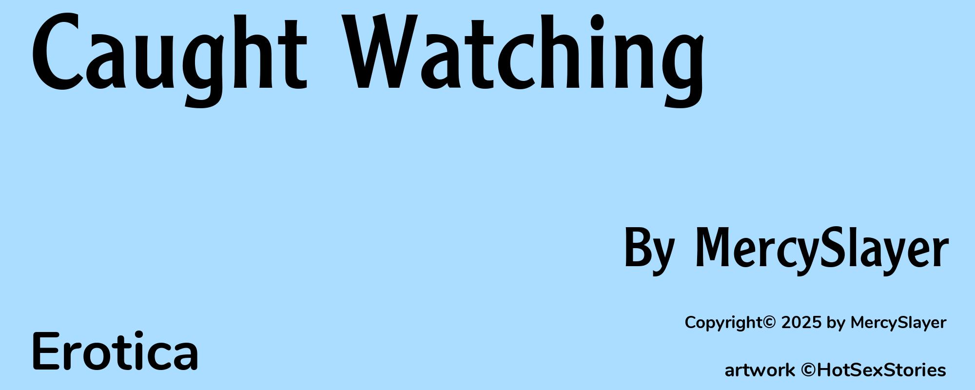 Caught Watching - Cover