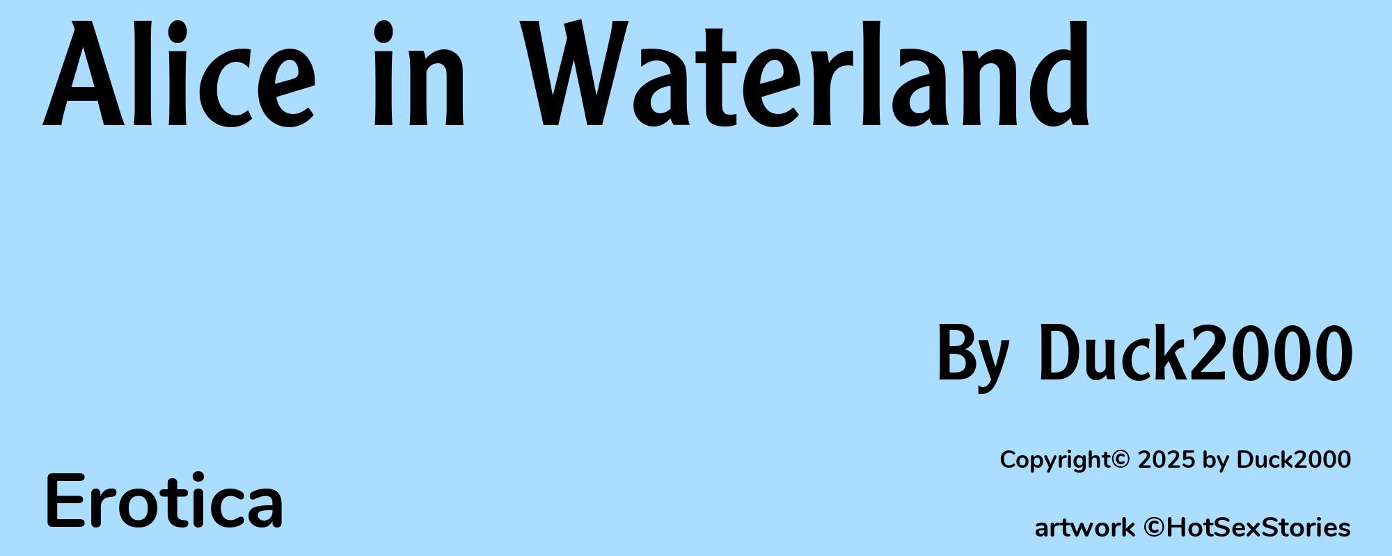 Alice in Waterland - Cover