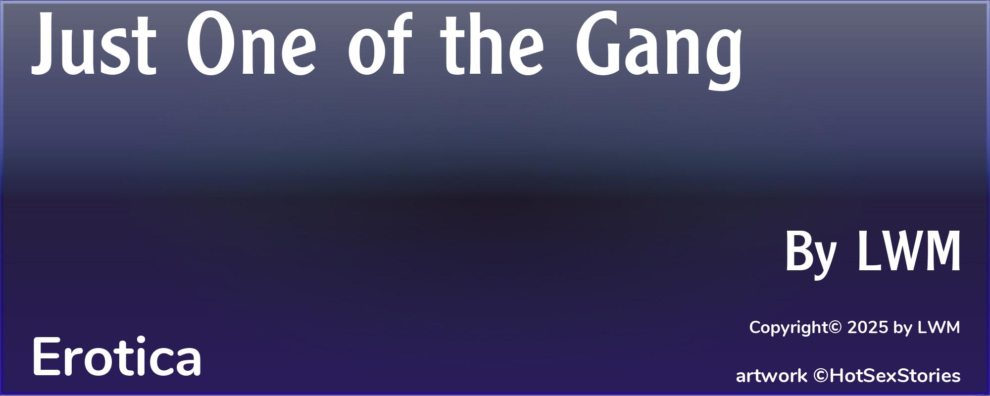 Just One of the Gang - Cover