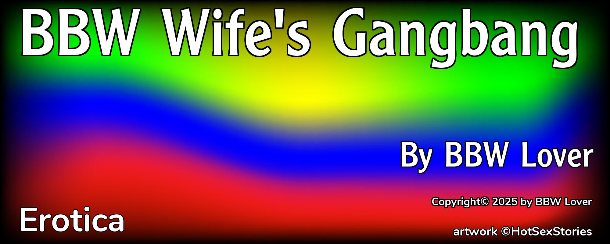 BBW Wife's Gangbang - Cover