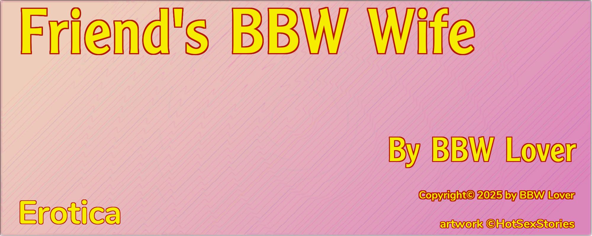 Friend's BBW Wife - Cover