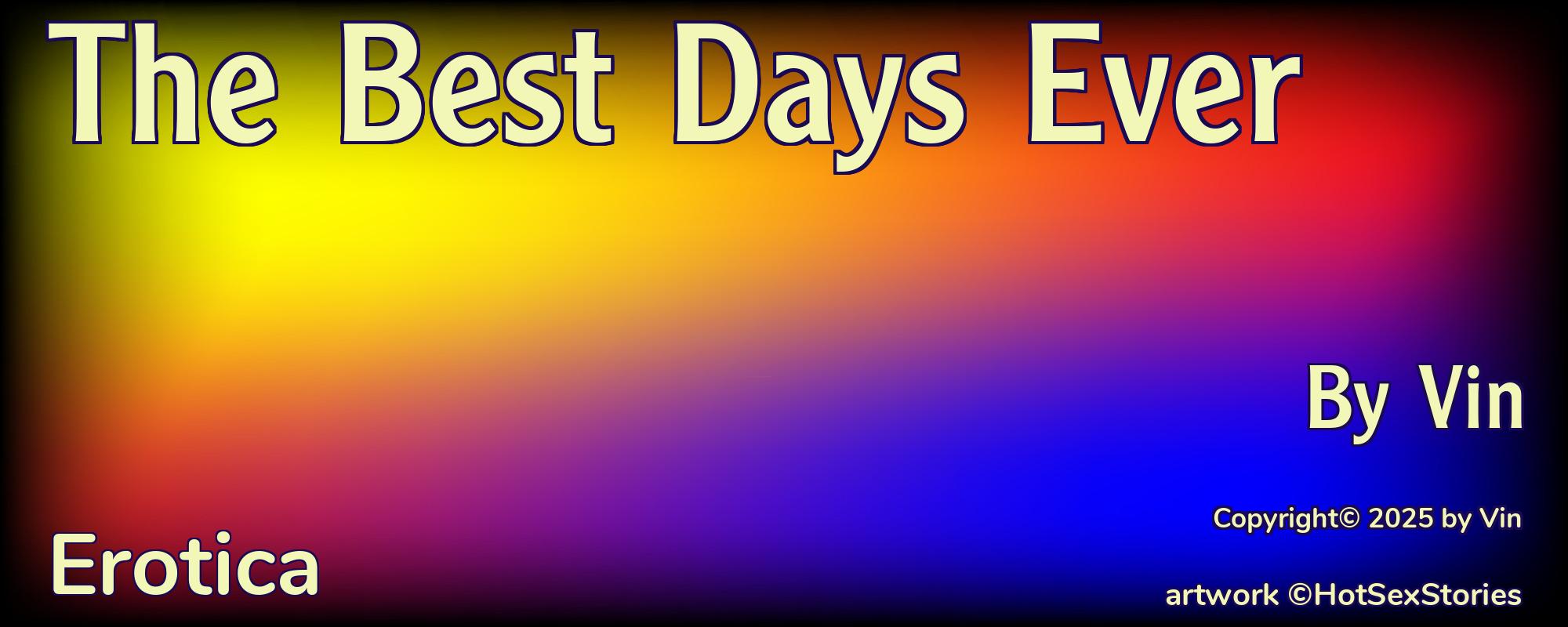 The Best Days Ever - Cover