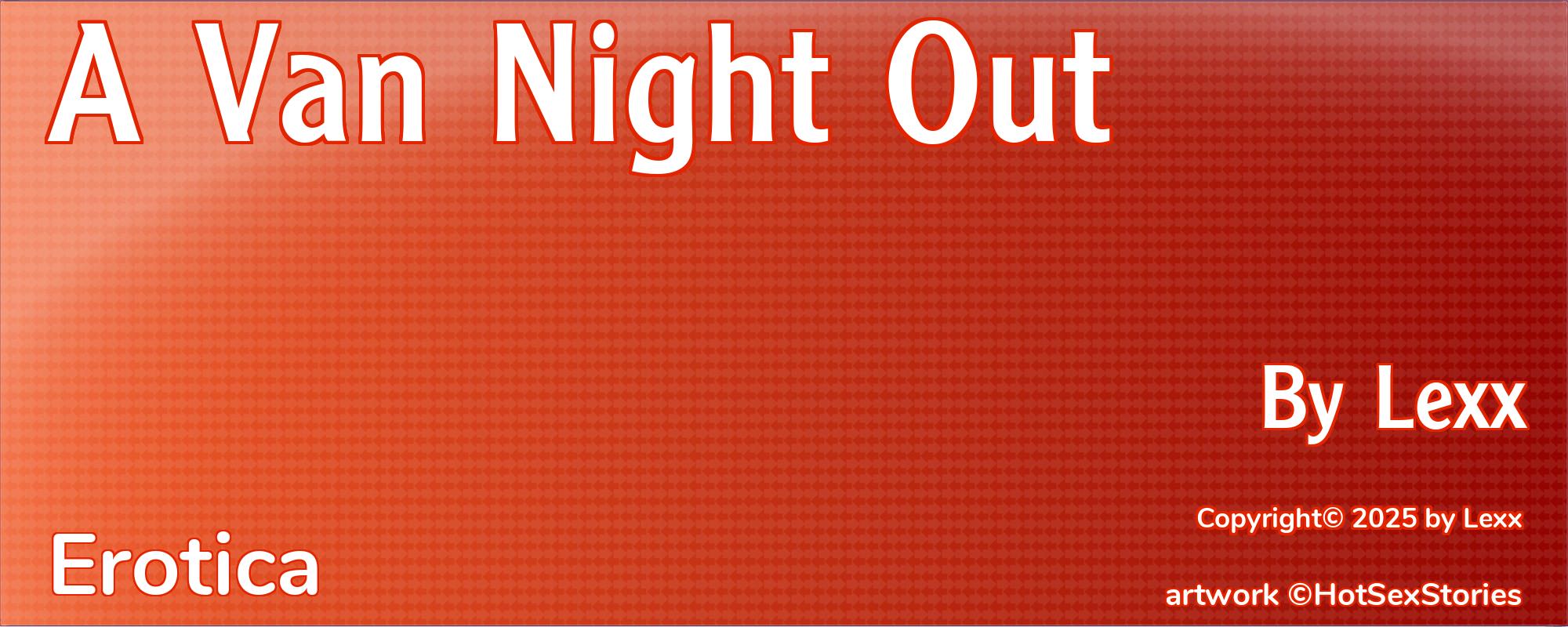 A Van Night Out - Cover