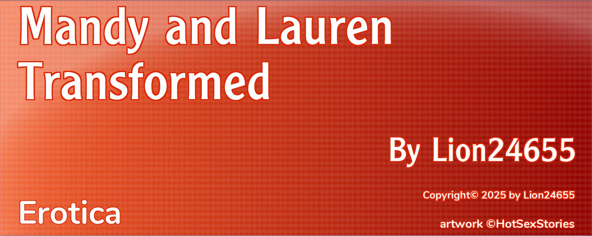 Mandy and Lauren Transformed - Cover