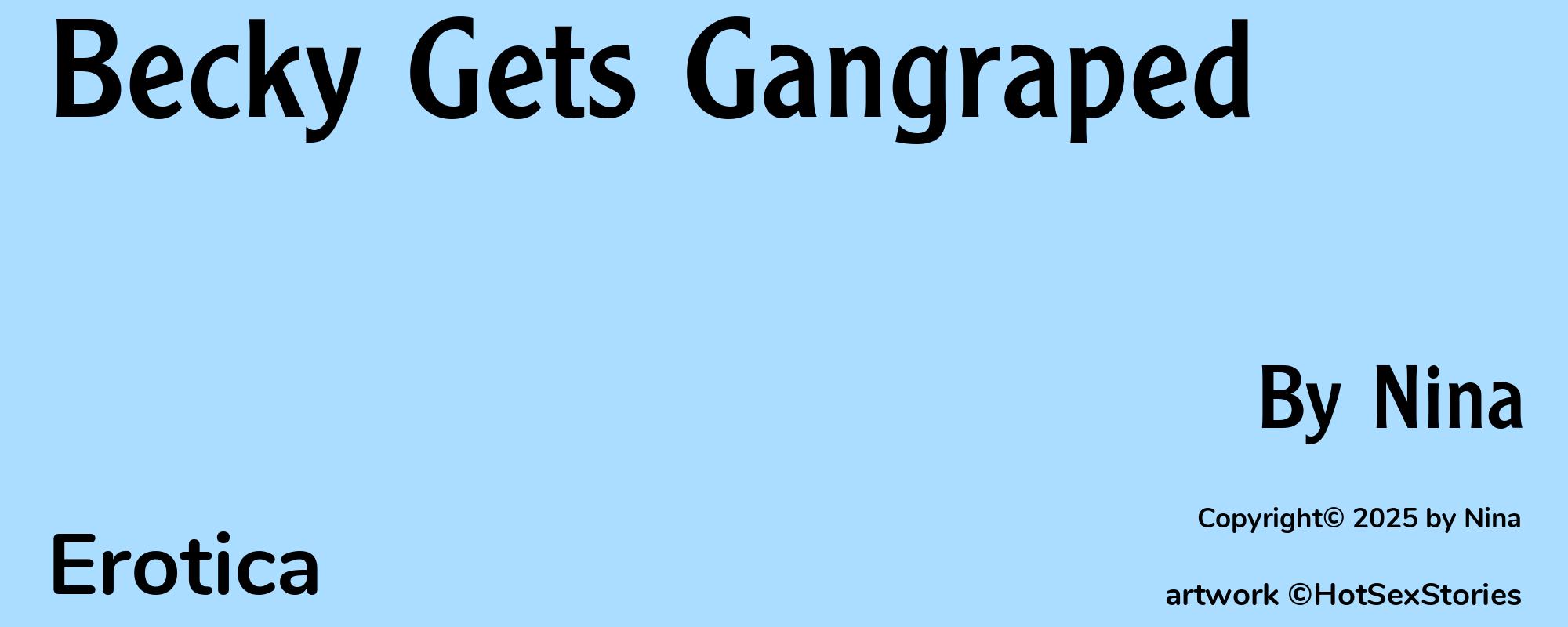 Becky Gets Gangraped - Cover