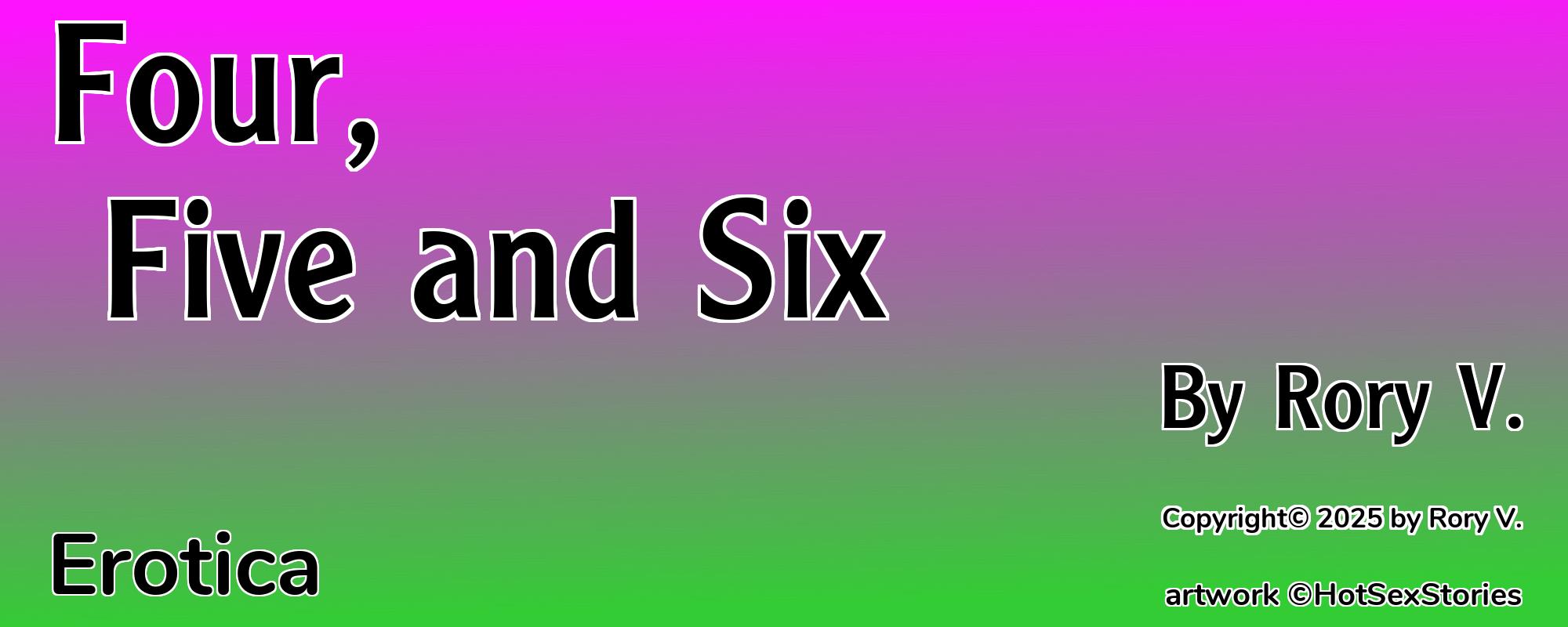 Four, Five and Six - Cover