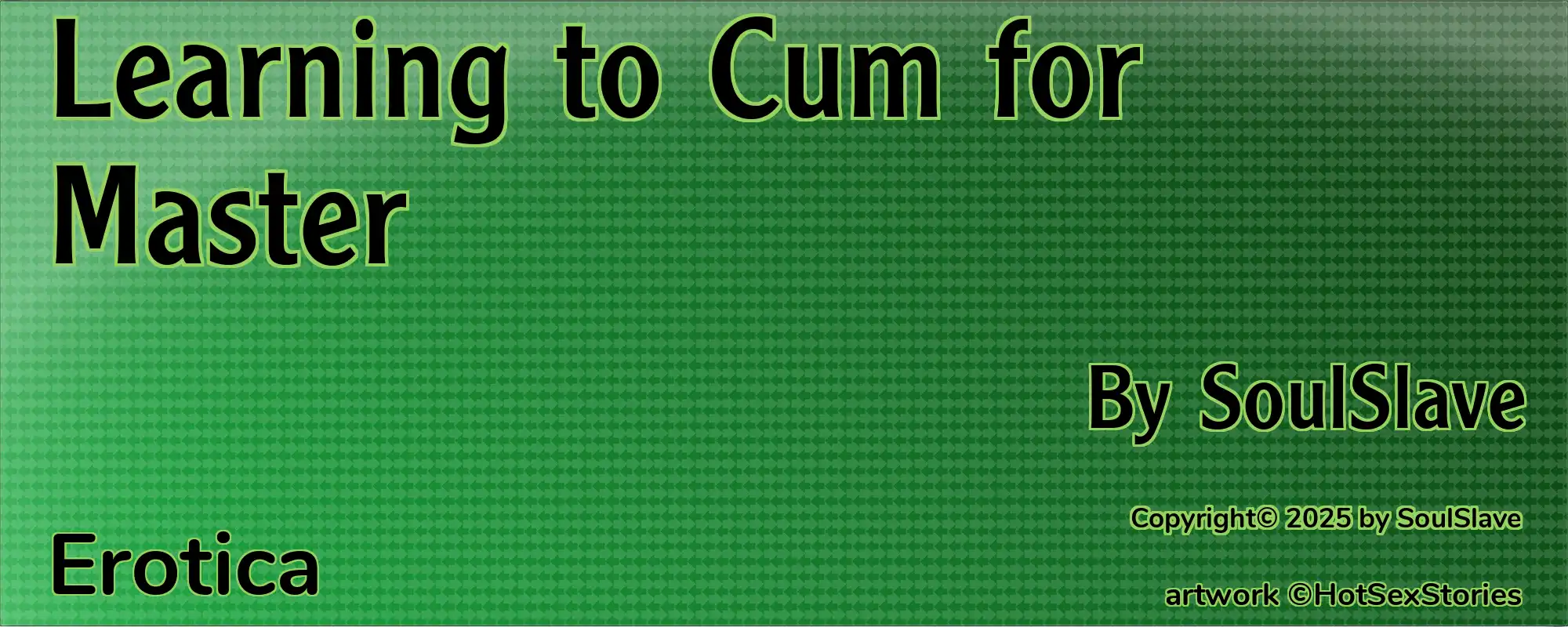 Learning to Cum for Master - Cover