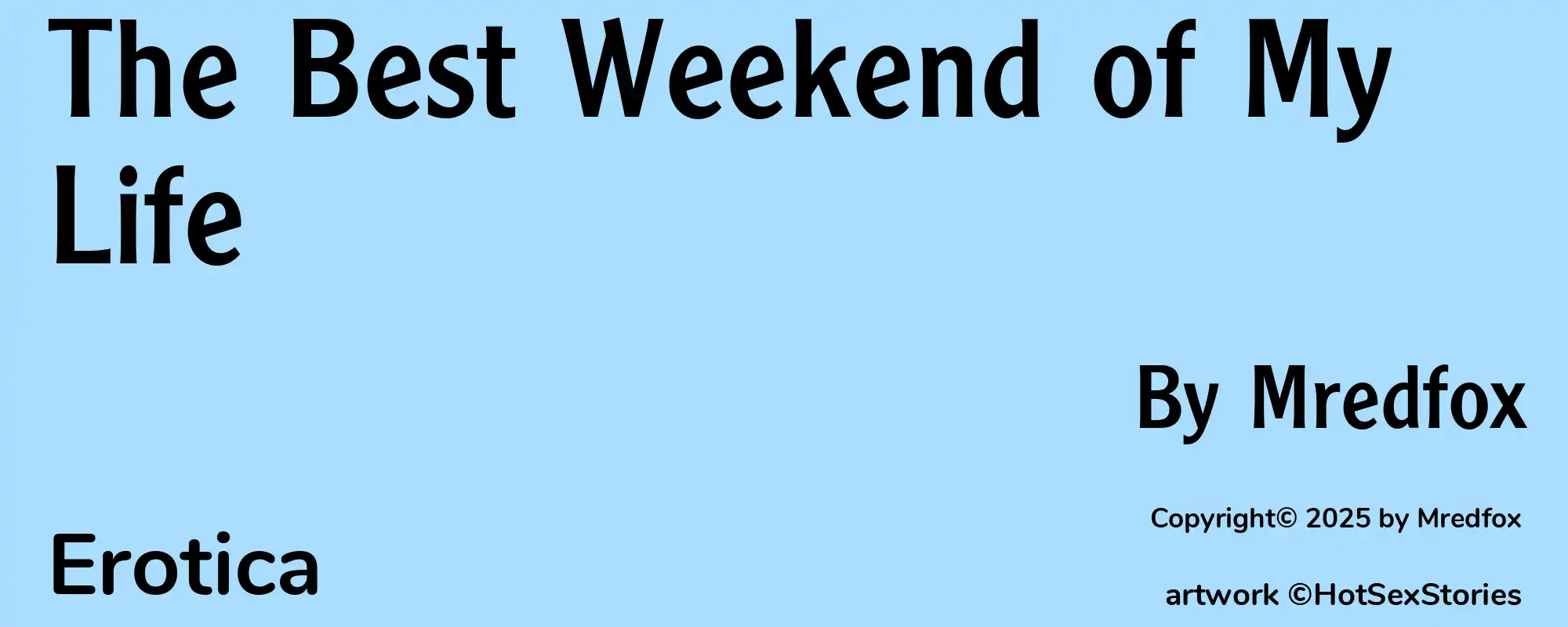 The Best Weekend of My Life - Cover