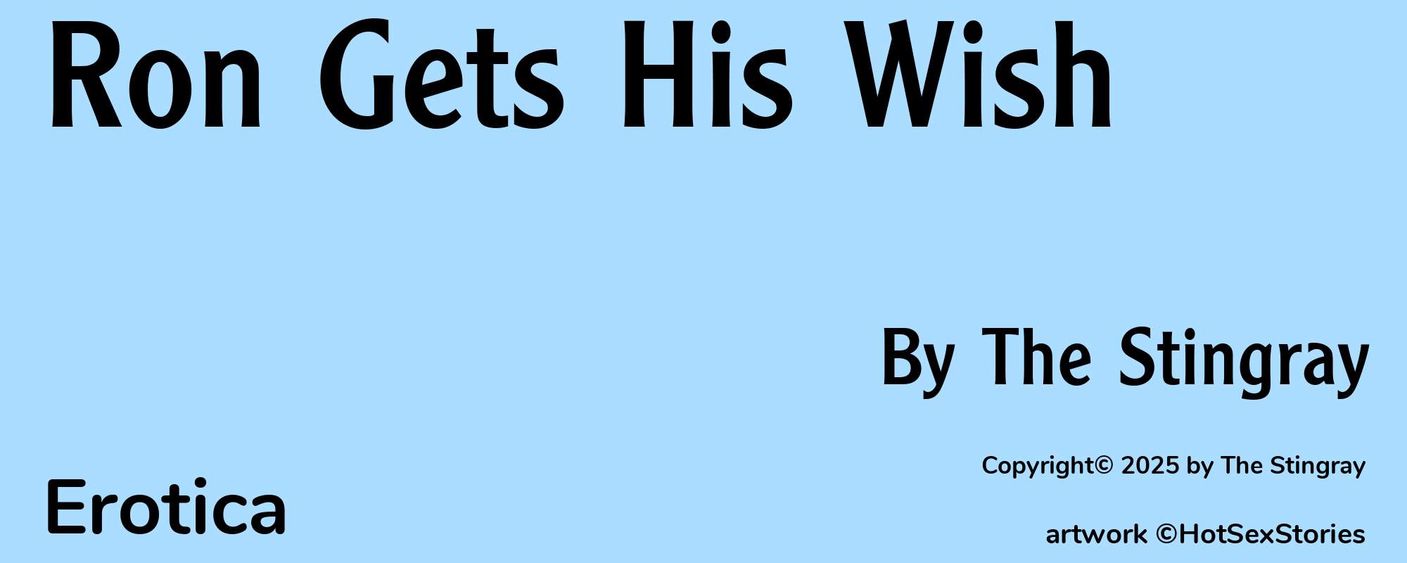 Ron Gets His Wish - Cover