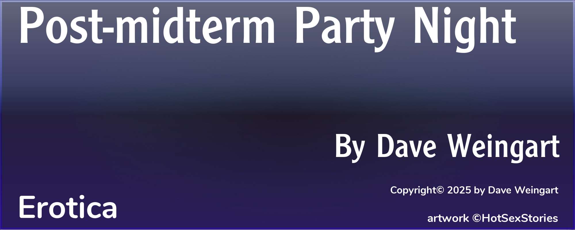 Post-midterm Party Night - Cover