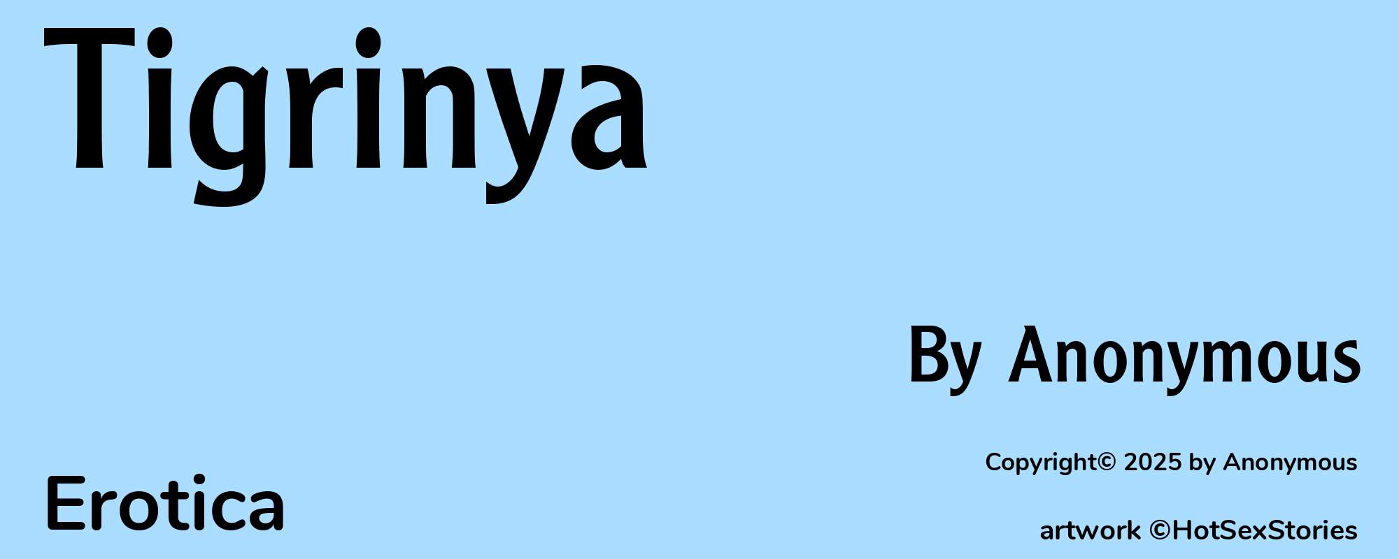 Tigrinya - Cover