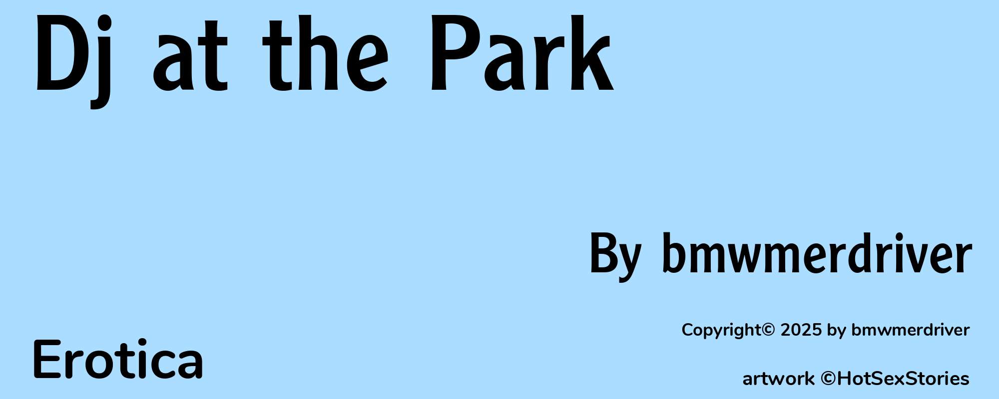 Dj at the Park - Cover