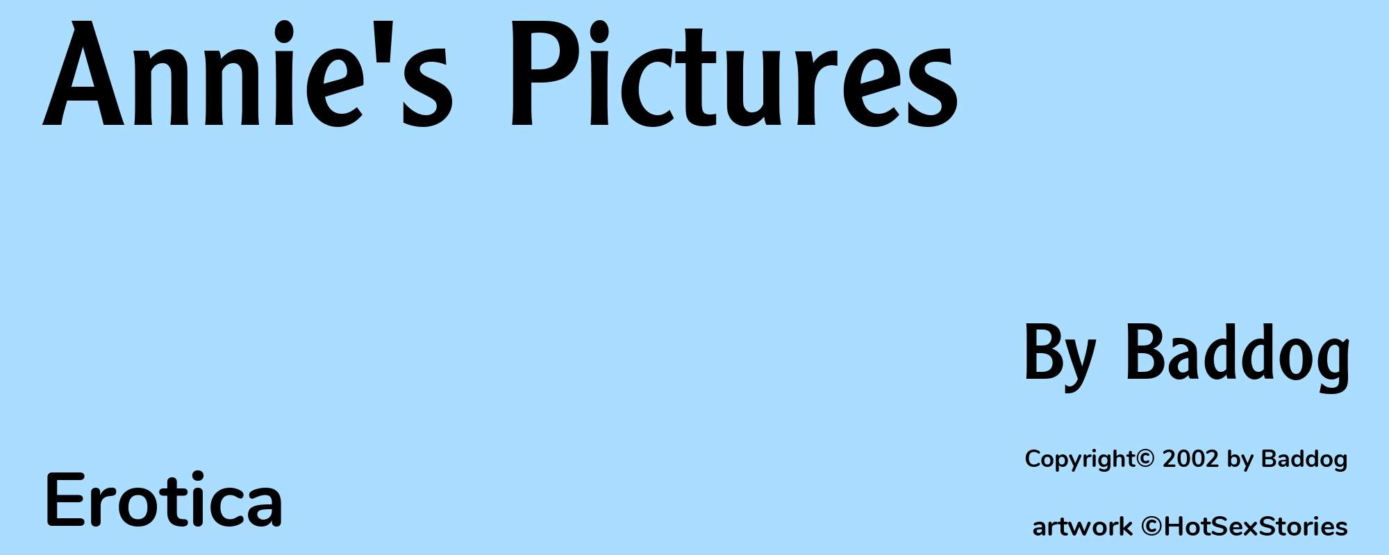 Annie's Pictures - Cover