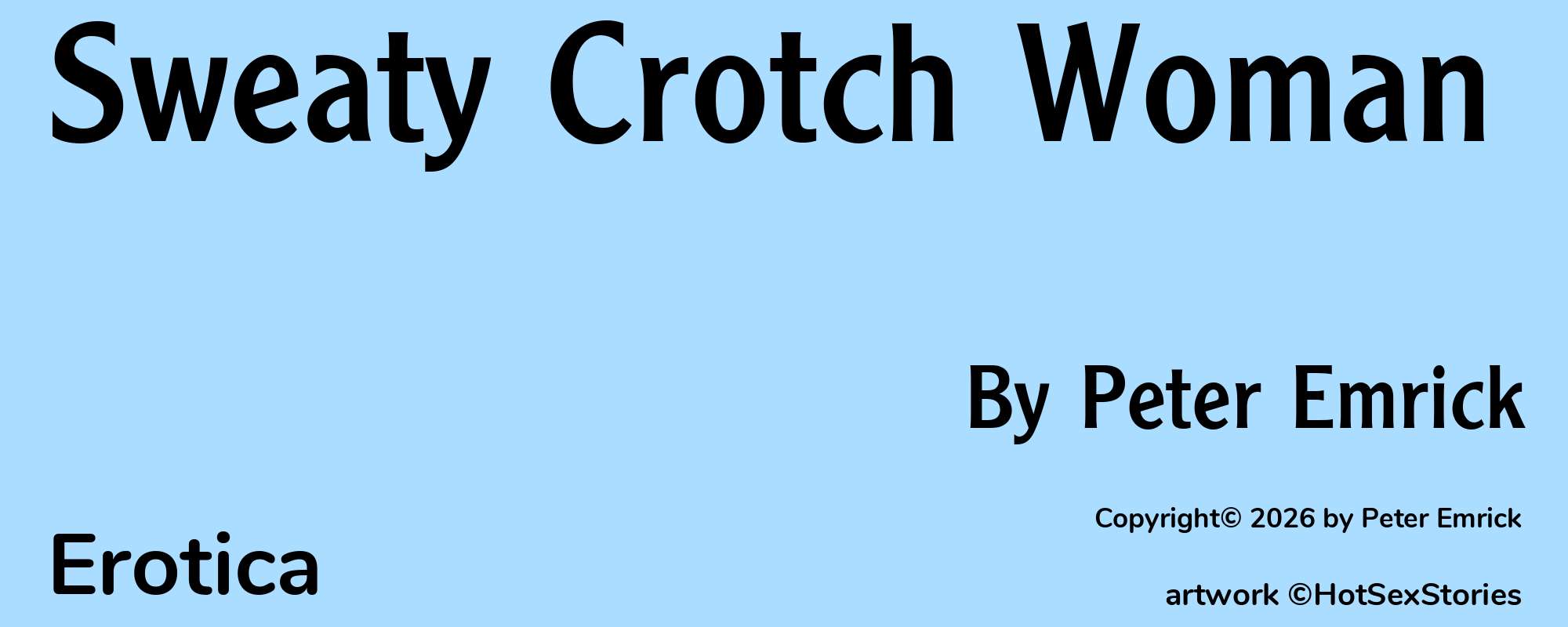 Sweaty Crotch Woman - Cover