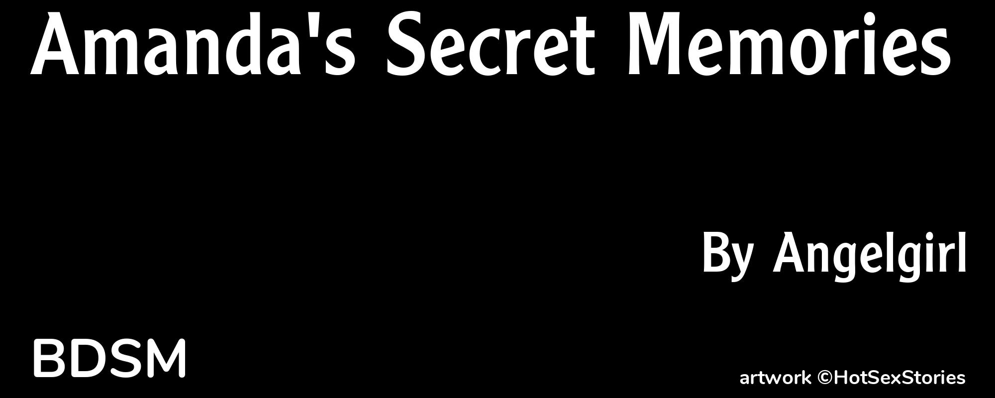 Amanda's Secret Memories - Cover